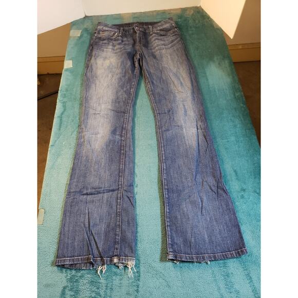 Joes Jeans Sz 29 Womens Blue Pants Ladies Stretch Mid Rise Honey Bootcut USA - Picture 2 of 13